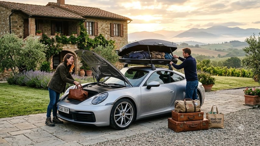Как подготовить Porsche к дальней поездке: чек-лист без лишних расходов